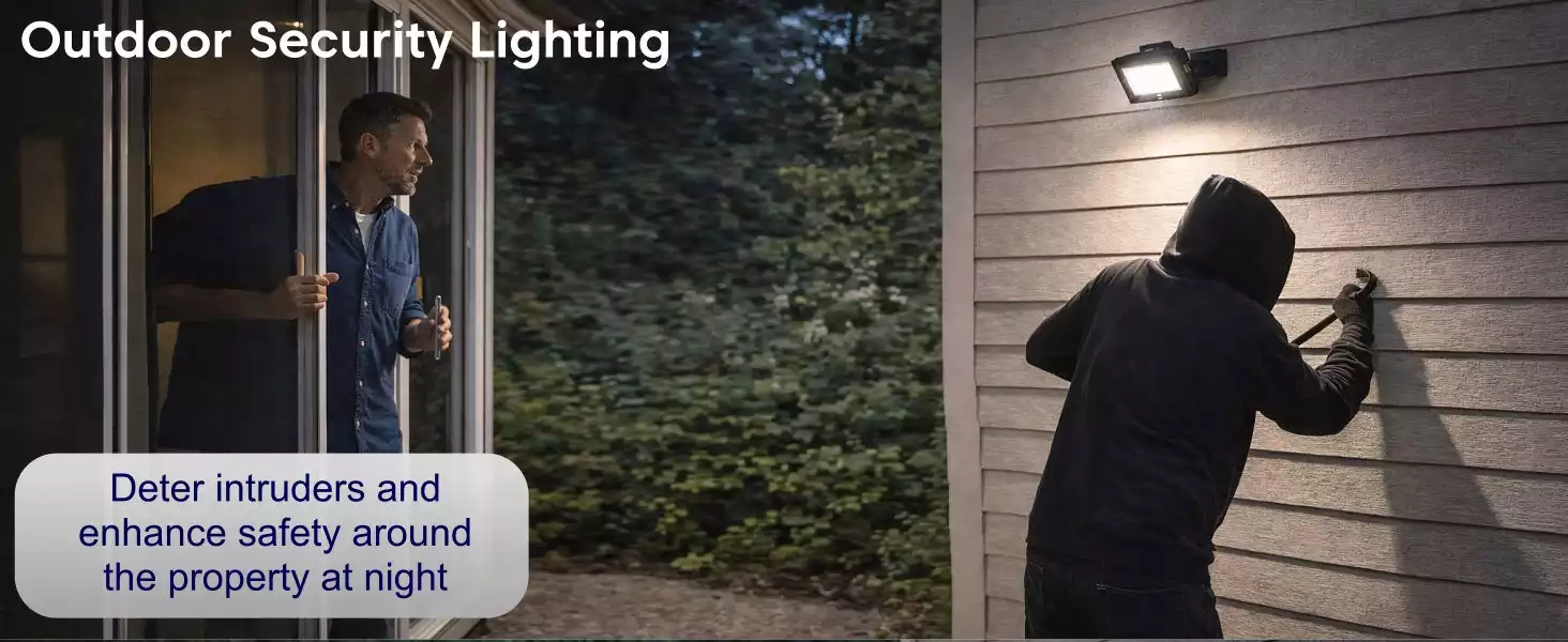 Morris led 20w floodlight for security